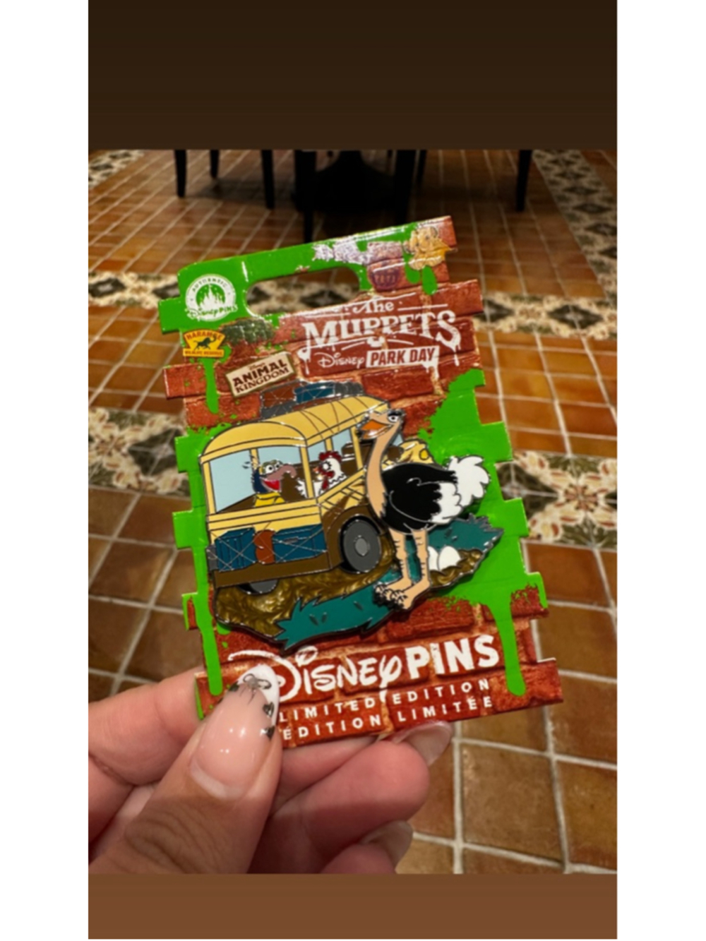 Kids Disney The Muppets Animal Kingdom Park Day Pin